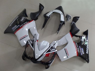 Online 2001-2003 Honda CBR600 F4i Motorcycle Fairings - White Red Glossy Black Carrera Lee Canada