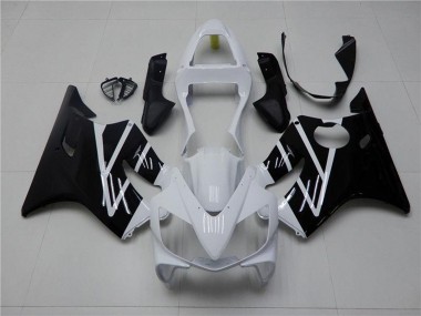 Online 2001-2003 Honda CBR600 F4i Motorcycle Fairing Kits - White Glossy Black Canada
