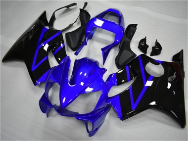 Online 2001-2003 Honda CBR600 F4i Motorcycle Fairing - Blue Glossy Black Canada