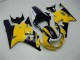 2001-2003 Suzuki GSXR 600/750 Motorcycle Fairings - Yellow Dark Blue Glossy Black Canada