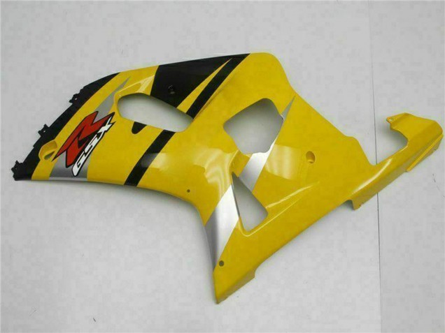 2001-2003 Suzuki GSXR 600/750 Motorcycle Fairings - Yellow Black Canada