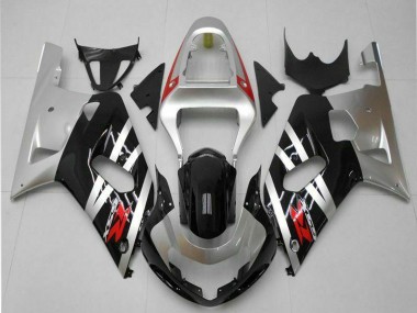 Online 2001-2003 Suzuki GSXR 600/750 Motorcycle Fairings - Silver Glossy Black Red Canada