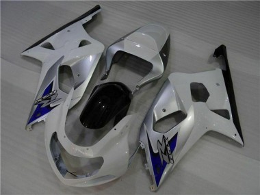 Online 2001-2003 Suzuki GSXR 600/750 Motorcycle Fairings - White Silver Blue Black Canada