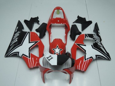 Online 2002-2003 Honda CBR900RR 954 Motorcycle Fairings - Black Red Star Canada