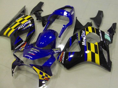 Online 2002-2003 Honda CBR900RR 954 Motorcycle Fairings - Blue MoviStar Canada