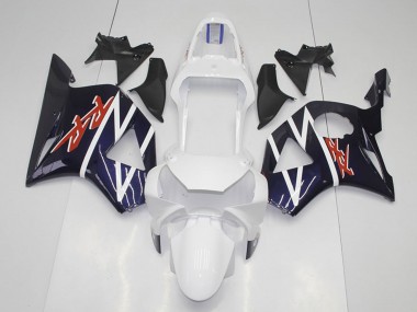 Online 2002-2003 Honda CBR900RR 954 Motorcycle Fairings - Dark Blue White Canada