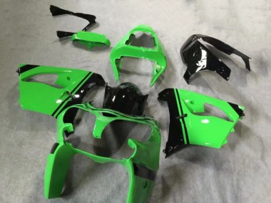 Online 2002-2003 Kawasaki ZX9R Motorcycle Fairings - Green Glossy Black Canada