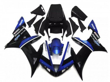 Online 2002-2003 Yamaha YZF R1 Motorcycle Fairings - Black White Blue Canada