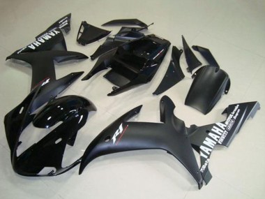 Online 2002-2003 Yamaha YZF R1 Motorcycle Fairings - Glossy Black Matte Black White Decals Canada