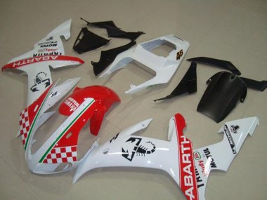 Online 2002-2003 Yamaha YZF R1 Motorcycle Fairings - White Red Green Abarth Motul Michelin Canada