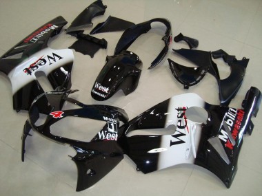 Online 2002-2006 Kawasaki ZX12R Motorcycle Fairings - Glossy Black White West Red Canada