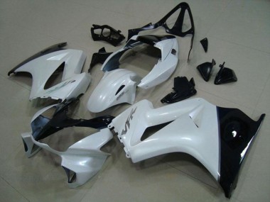 Online 2002-2013 Honda VFR 800 Motorcycle Fairings - White Glossy Black Silver Decal Canada