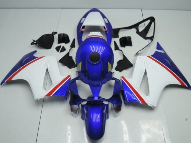 Online 2002-2013 Honda VFR 800 Motorcycle Fairings - White Blue Red Canada