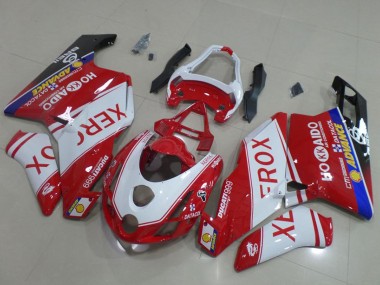 Online 2003-2004 Ducati 999 Motorcycle Fairings - White Red Blue Glossy Black Xerox OEM Style Canada