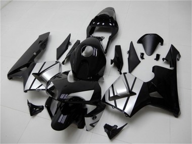 Online 2003-2004 Honda CBR600RR Motorcycle Fairings - Silver Glossy Black Stripe Canada