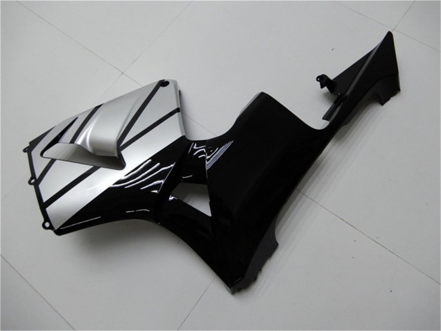 2003-2004 Honda CBR600RR Motorcycle Fairings - Silver Glossy Black Stripe Canada