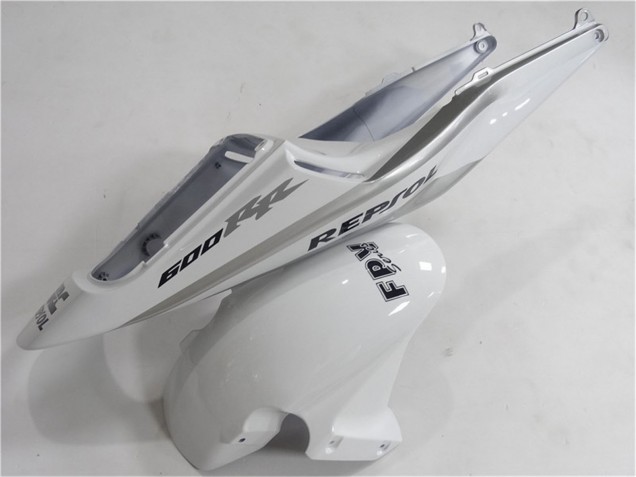 2003-2004 Honda CBR600RR Motorcycle Fairing - White Silver Black Repsol Canada