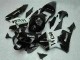 2003-2004 Honda CBR600RR Motorcycle Fairings - Glossy Black White West Mobil Canada