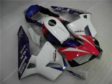 Online 2003-2004 Honda CBR600RR Motorcycle Fairing - White Red Blue Canada
