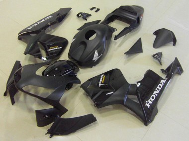 Online 2003-2004 Honda CBR600RR Motorcycle Fairing Kits - Glossy Black Matte Black Canada