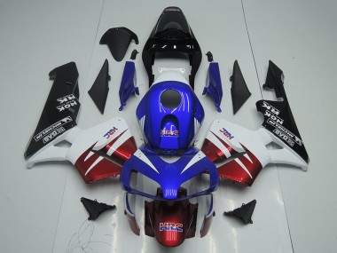 Online 2003-2004 Honda CBR600RR Motorcycle Fairings - White Red Blue Glossy Black HRC Canada