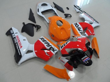 Online 2003-2004 Honda CBR600RR Motorcycle Fairings - Orange White Red Glossy Black Repsol HRC Canada
