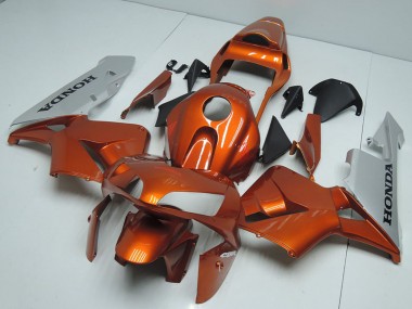 Online 2003-2004 Honda CBR600RR Motorcycle Fairings - Silver Orange Canada