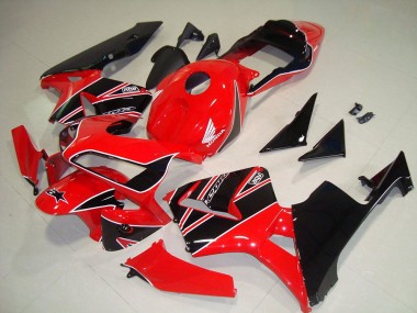 Online 2003-2004 Honda CBR600RR Motorbike Fairings - Red Glossy Black Canada