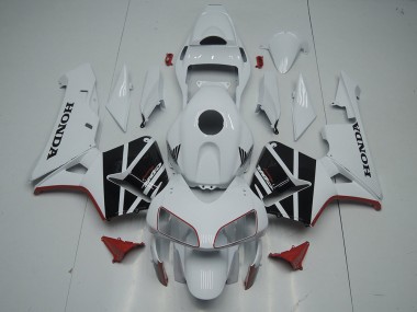 Online 2003-2004 Honda CBR600RR Motorcycle Fairing - White Glossy Black Canada
