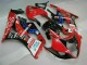 2003-2004 Suzuki GSXR 1000 Motorcycle Fairings - Red Black Blue Yoshimura Canada