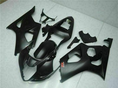 Online 2003-2004 Suzuki GSXR 1000 Motorcycle Fairings - Matte Black Red Canada