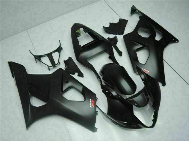 2003-2004 Suzuki GSXR 1000 Motorcycle Fairings - Matte Black Red Canada