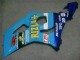 2003-2004 Suzuki GSXR 1000 Motorcycle Fairings - Blue White Yellow Rizla Canada