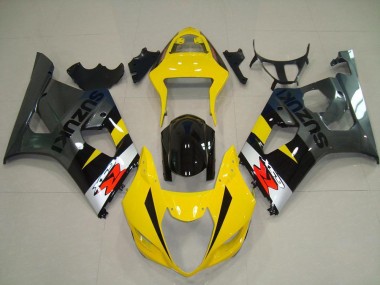 Online 2003-2004 Suzuki GSXR 1000 Motorcycle Fairings - Yellow Silver Grey Black Red Canada