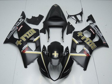Online 2003-2004 Suzuki GSXR 1000 Motorcycle Fairings - Matte Black Rizla Canada