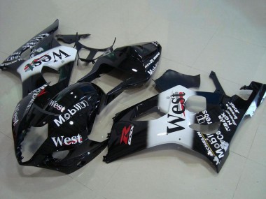 Online 2003-2004 Suzuki GSXR 1000 Motorcycle Fairings - Glossy Black White West Red Canada
