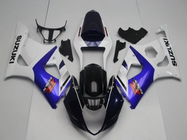Online 2003-2004 Suzuki GSXR 1000 Motorcycle Fairings - White Blue Glossy Black Red Canada