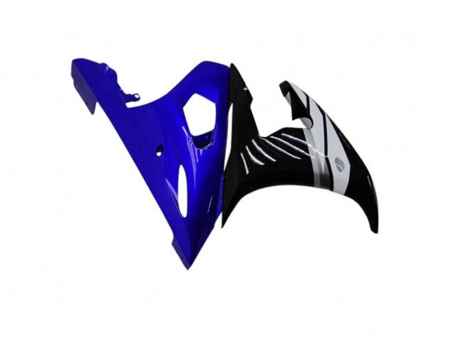 2003-2004 Yamaha YZF R6 Motorcycle Fairings - Blue White Glossy Black Canada
