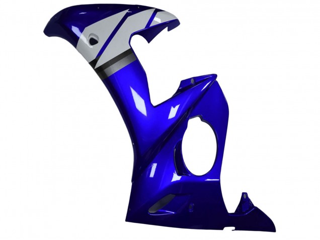 2003-2004 Yamaha YZF R6 Motorcycle Fairings - Blue White Canada