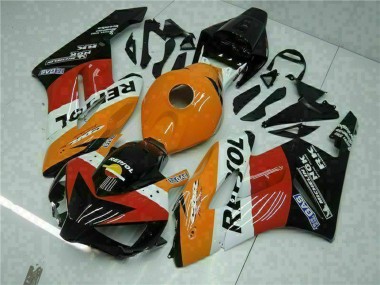 Online 2004-2005 Honda CBR1000RR Motorcycle Fairings - Orange White Red Black Repsol Canada