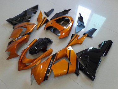 Online 2004-2005 Kawasaki ZX10R Motorcycle Fairings - Gold Black Canada