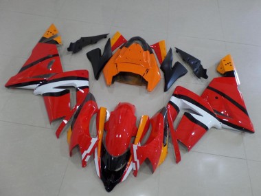 Online 2004-2005 Kawasaki ZX10R Motorcycle Fairings - Orange Black and White Canada