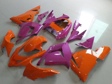 Online 2004-2005 Kawasaki ZX10R Motorcycle Fairings - Orange and Pink Canada