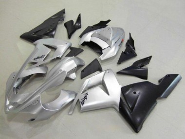 Online 2004-2005 Kawasaki ZX10R Motorcycle Fairing - Silver Black Ninja Canada