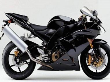Online 2004-2005 Kawasaki ZX10R Motorcycle Fairings - Glossy Black Matte Black Canada