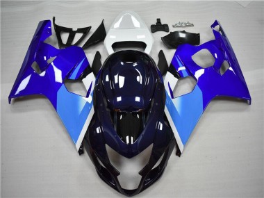Online 2004-2005 Suzuki GSXR 600/750 Motorcycle Fairing - White Blue Black Canada