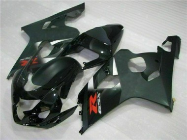 Online 2004-2005 Suzuki GSXR 600/750 Motorcycle Fairings - Glossy Black Matte Black Red Decal Canada
