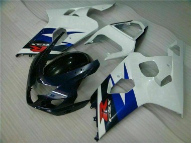 Online 2004-2005 Suzuki GSXR 600/750 Motorcycle Fairings - White Blue Glossy Black Red Canada