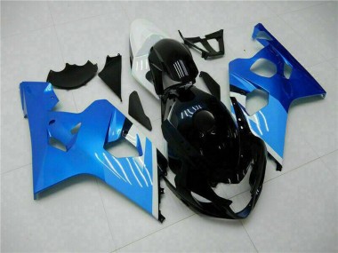 Online 2004-2005 Suzuki GSXR 600/750 Motorcycle Fairings - White Blue Black Canada