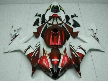Online 2004-2006 Yamaha YZF R1 Motorcycle Fairings - White Red Yellow Motul 46 Canada